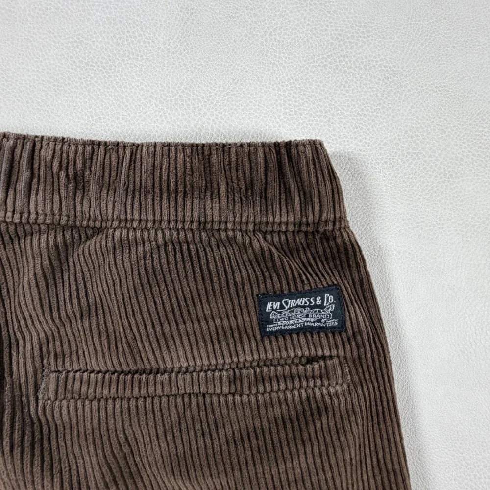 Levis Skateboard Quick Release Strong Corduroy Pants Cordura Brown Mens Medium
